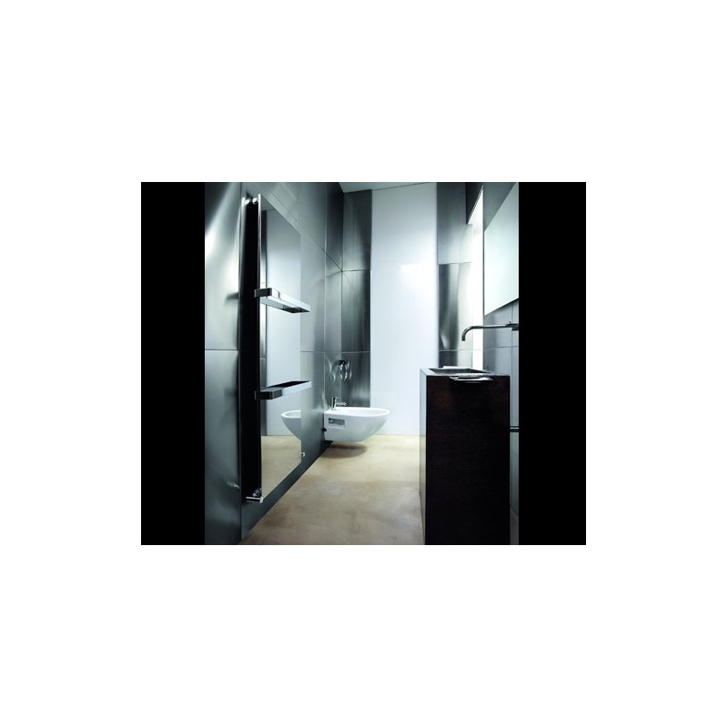 Ice Bagno Inox Reflex Vertical Single Elec Plus Radiator  1220 x 465 Caleido EPFICE12455 CALEIDO - 1