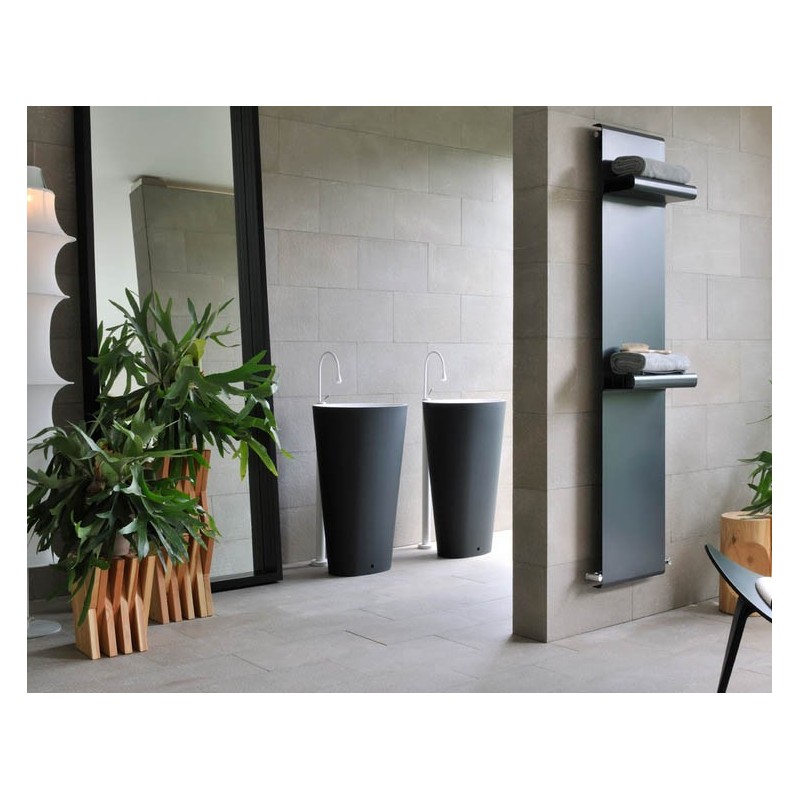 Rude Single Vertical Radiator  1865 x 460 Caleido FRUD18460 CALEIDO - 1