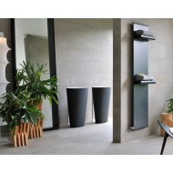 Rude Single Vertical Radiator  1865 x 460 Caleido FRUD18460 CALEIDO - 1