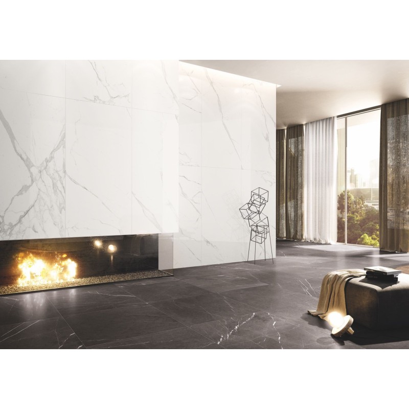 MARMOKER GRAFITE MARRONE LUCIDO 88 x 176 Casalgrande Padana 10670206 CASALGRANDE PADANA - 1