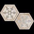 HERITAGE DEC.EXAGONA TEXT.1 34,5X40 0HET1EX Ceramica Fioranese