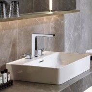 Hansgrohe Metropol  3-hole basin mixer  160 With stirrup handle  74515000 HANSGROHE - 1