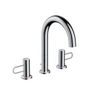 AXOR UNO  3-hole basin mixer  200 With stirrup handle   38054000 HANSGROHE - 1