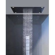 AXOR  STARCK SHOWER COLLECTION Pommeau de douche  970X970MM Avec eclairage   Acier optique   AXOR  10623800 HANSGROHE - 1