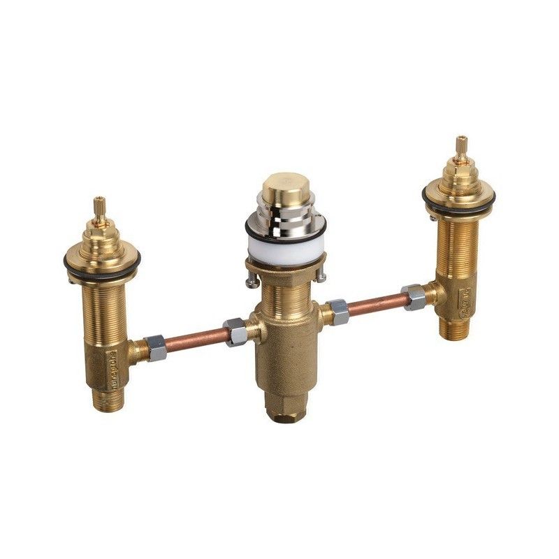 Einbaukoerper fuer  3-Loch Wannenrandhahn   Hansgrohe 13233180 HANSGROHE - 1