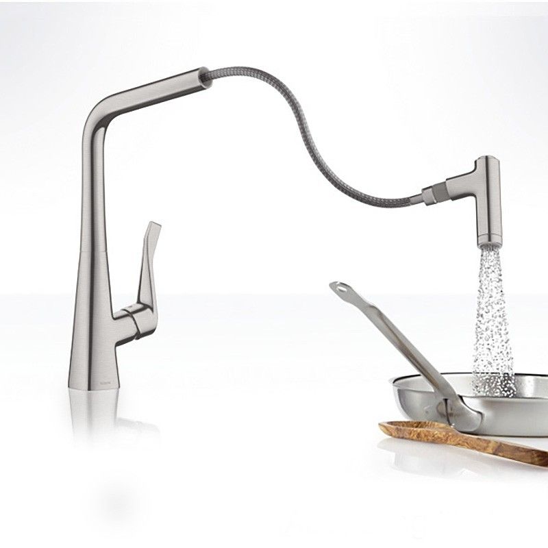 Metris Kuechenmixer  Abnehmbare Handbrause   HANSGROHE 14820800 rostfrei  OTIK HANSGROHE - 1