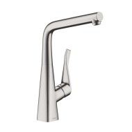 Metris Miscelatore Cucina girevole HANSGROHE 14822800 ACCIAIO OPTIK HANSGROHE - 1