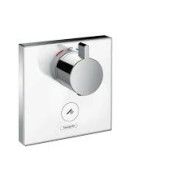 ShowerSelect glass Built-in thermostatic mixer  High flow  Bianco With 1 Output   Hansgrohe 15735400 HANSGROHE - 1
