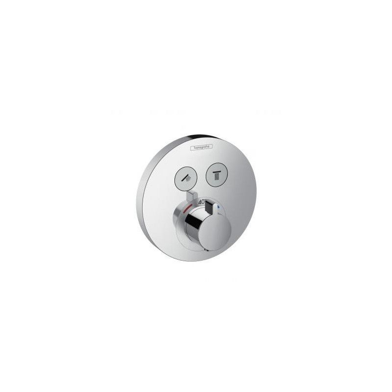 ShowerSelect Built-in thermostatic mixer 2 Outputs    Hansgrohe 15743000 HANSGROHE - 1