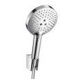 RAINDANCE  SELECT S Brausehalterungsset 120 3jet mit Brauseschlauch 160 cm  Bianco Cromo Hansgrohe 26721400 HANSGROHE - 1