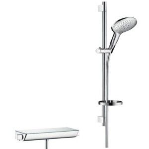 RAINDANCE SELECT Vario external shower system with Ecostat Comfort thermostatic and 65 cm shower rod Hansgrohe 27037000 HANSGR