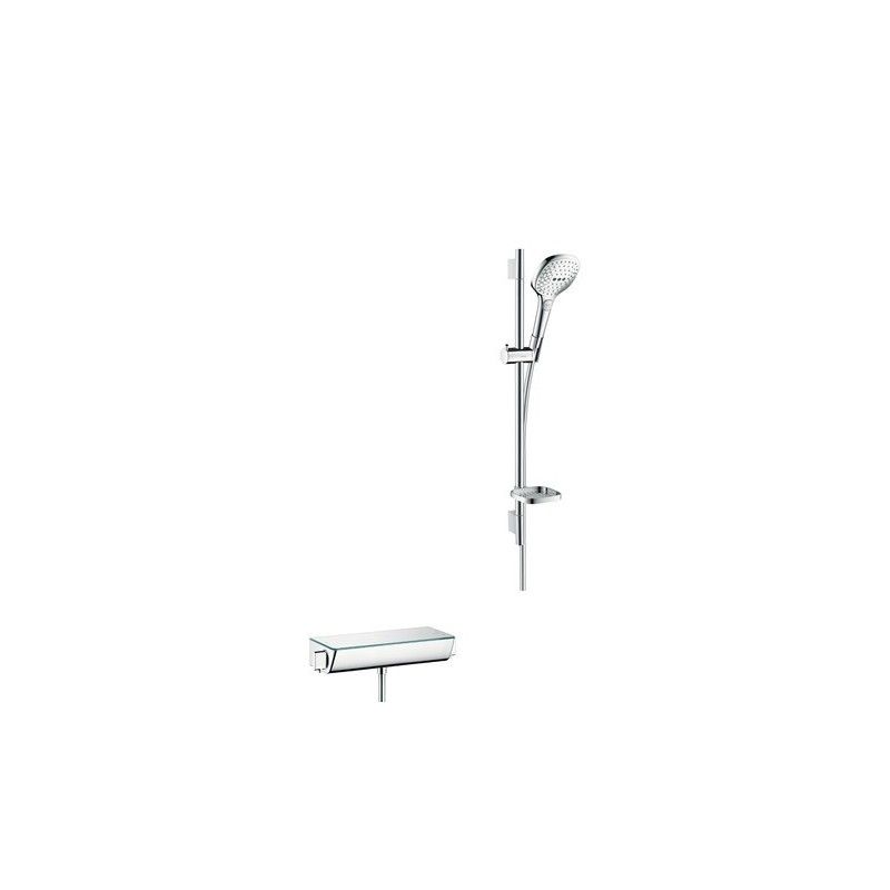 RAINDANCE  Select E 120 Sistema doccia esterno 120 con termostatico Ecostat Select e asta doccia 65 cm Hansgrohe 27038000 HANSGR