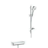 RAINDANCE  Select E 120 Externes 120 Duschsystem mit Ecostat Select Thermostat und 65 cm Duschstange  Hansgrohe 27038400 HANSGRO