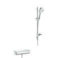 RAINDANCE  Select E 120 Externes 120 Duschsystem mit Ecostat Select Thermostat und 65 cm Duschstange  Hansgrohe 27038400 HANSGRO