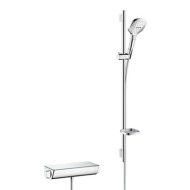 RAINDANCE  Select E 120 Sistema doccia esterno 120 con termostatico Ecostat Select e asta doccia 90 cm. Hansgrohe 27039400 HANSG