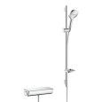 RAINDANCE  Select E 120 Sistema doccia esterno 120 con termostatico Ecostat Select e asta doccia 90 cm. Hansgrohe 27039400 HANSG
