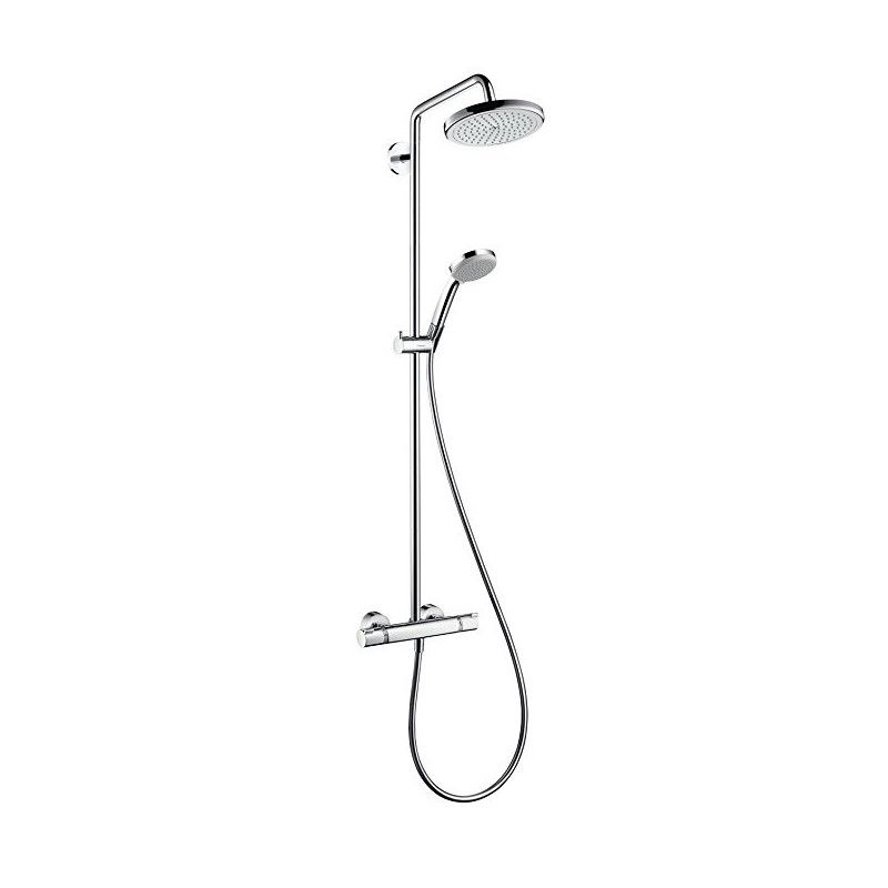 Hansgrohe Croma Showerpipe 220 1jet con termostatico  Hansgrohe 27185000 HANSGROHE - 1