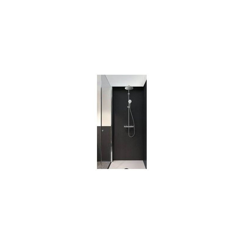 Hansgrohe Crometta S 240 1jet Showerpipe mit Thermostat  EcoSmart 9 l/min  CROMO  Hansgrohe 27268000 HANSGROHE - 1