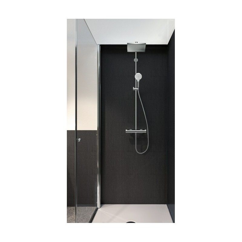 Hansgrohe Crometta E Showerpipe 240 1jet con termostatico  CROMO  Hansgrohe 27271000 HANSGROHE - 1