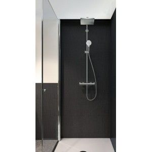 Hansgrohe Crometta E Showerpipe 300 240 1jet EcoSmart 9 l / min with thermostatict chrom Hansgrohe 27281000 HANSGROHE - 1