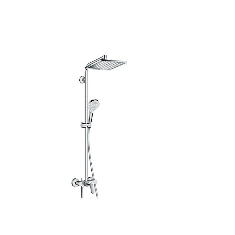 Hansgrohe Crometta E 240 1jet Showerpipe mit Einhebelmischer CROMO  Hansgrohe 27284000 HANSGROHE - 1