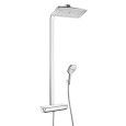 RAINDANCE  SELECT E 360 EcoSmart Showerpipe 9 l / min with thermostatic Bianco Cromo Hansgrohe 27286400 HANSGROHE - 1