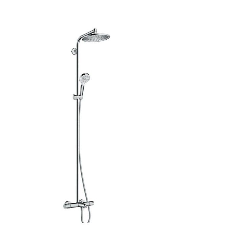 Hansgrohe Crometta S Showerpipe 240 1jet con termostatico  Vasca  CROMO  Hansgrohe 27320000 HANSGROHE - 1