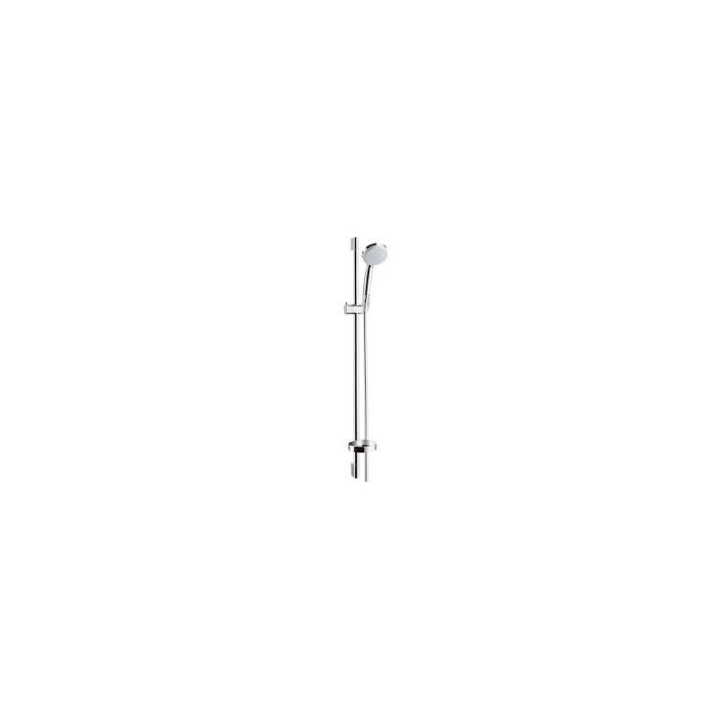 CROMA 100 Vario shower set with 65 cm shower rod and soap dish CROMO