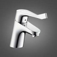 Focus E2 Single lever washbasin mixer 70 with extra long and pop-up handle Hansgrohe 31910000 HANSGROHE - 1