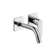 AXOR CITTERIO Wall-mounted single lever basin mixer with spout 167 mm and escutcheons CROMO  AXOR 34113000 HANSGROHE - 1