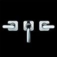 AXOR CITTERIO  3 HOLES .Wall ,,BOCCA CORTA CROMO  AXOR 34313000 HANSGROHE - 1