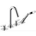 AXOR CITTERIO Miscelatore vasca a 4 fori bordo vasca con maniglie e rosette a leva  CROMO  AXOR 34444000 HANSGROHE - 1