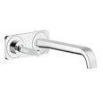 AXOR CITTERIO E Einhebel-Waschtischmischer Unterputz fuer Wandmontage mit Auslauf 221 mm und Platte AXOR 36114000 HANSGROHE - 1