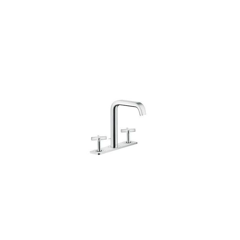 AXOR CITTERIO E Melangeur de lavabo mural 3 trous avec plaque AXOR 36116000 HANSGROHE - 1