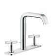 AXOR CITTERIO E Melangeur de lavabo mural 3 trous avec plaque AXOR 36116000 HANSGROHE - 1