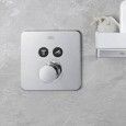 AXOR CITTERIO E SHOWERSELECT Thermostatic 2 Outlets  AXOR 36707000 HANSGROHE - 1
