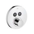 Axor ShowerSelect Round, Eingebauter Thermostatmischer  fuer  2 Ausgaenge   AXOR 36723000 HANSGROHE - 1