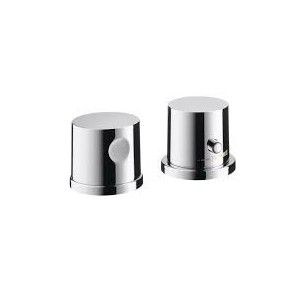 UNO2 2-hole rim-mounted bath mixer with thermostat CROMO AXOR 38480000 HANSGROHE - 1