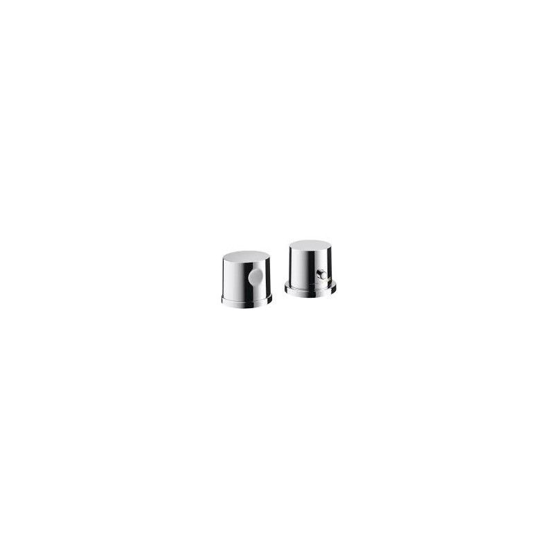 UNO2 SET esterno  Termostatico 2 Fori Bordo Vasca   CROMO   AXOR 38480000 HANSGROHE - 1