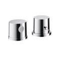 UNO2 SET esterno  Termostatico 2 Fori Bordo Vasca   CROMO   AXOR 38480000 HANSGROHE - 1