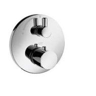 UNO2 Thermostat affleurant avec drain et vanne de derivation CROMO  AXOR 38720000 HANSGROHE - 1
