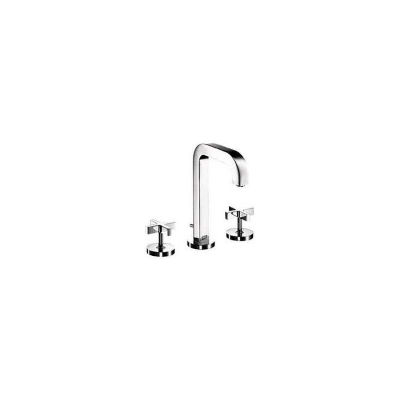 CITTERIO Rubinetto 3 Fori  Senza Piastra RA  Maniglia CROCE CROMO  AXOR 39133000 HANSGROHE - 1