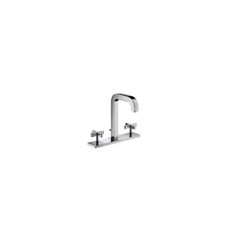 CITTERIO Robinet 3 trous  Con Piastra RA    poignee transversale  CROMO  AXOR 39134000 HANSGROHE - 1