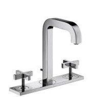 CITTERIO Robinet 3 trous  Con Piastra RA    poignee transversale  CROMO  AXOR 39134000 HANSGROHE - 1