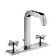 CITTERIO Robinet 3 trous  Con Piastra RA    poignee transversale  CROMO  AXOR 39134000 HANSGROHE - 1
