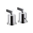 CITTERIO 2-Loch Wannenrandarmatur mit Thermostat und Hebelgriffen  CROMO  AXOR 39482000 HANSGROHE - 1