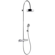 CITTERIO Showerpipe with thermostat and overhead shower 180 1jet CROCE CROMO  AXOR 39670000 HANSGROHE - 1