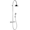 CITTERIO Showerpipe with thermostat and overhead shower 180 1jet CROCE CROMO  AXOR 39670000 HANSGROHE - 1