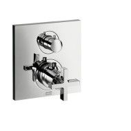 CITTERIO Melangeur thermostatique integre, avec robinet d'arret et poignee transversale   CROMO  AXOR 39705000 HANSGROHE - 1