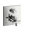 CITTERIO Melangeur thermostatique integre, avec robinet d'arret et poignee transversale   CROMO  AXOR 39705000 HANSGROHE - 1